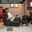 X Rocker Fold Out Chair Guest Sofa Bed Futon Single Mattress Crash Pad JR Kids