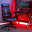 X Rocker Helix PC Office Gaming Chair, Ergonomic Computer Desk Chair, Mesh Gaming Chair, Head Rest & Lumbar Support - BLUE