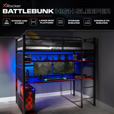 X rocker gaming metal deals bunk bed