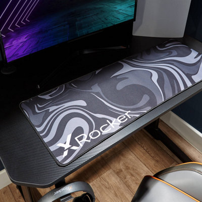 X-Rocker Jaguar RGB Gaming Desk, 150x60cm Large Gaming Desktop with ...
