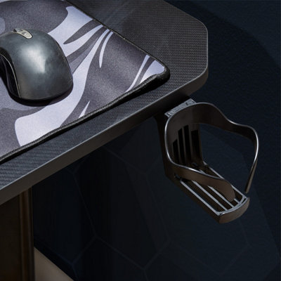 X-Rocker Jaguar RGB Gaming Desk, 150x60cm Large Gaming Desktop with ...
