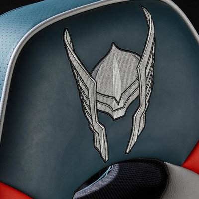 X-Rocker Official Marvel THOR Gaming Chair, Folding Audio Gaming Pedestal with Wireless Bluetooth 2.1 Speakers - Elite Edition