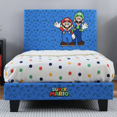 X Rocker Officially Licensed Super Mario™ Single Gaming Bed in a Box - Blue