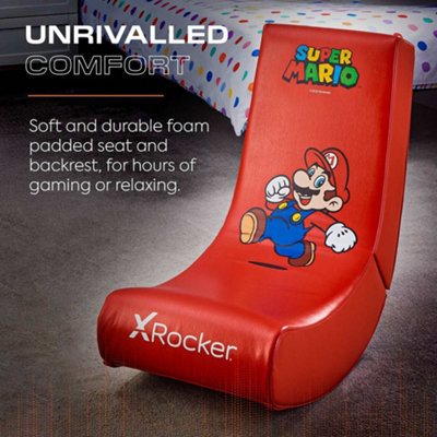 X Rocker Officially Licensed Super Mario™ Video Rocker Gaming Chair for ...