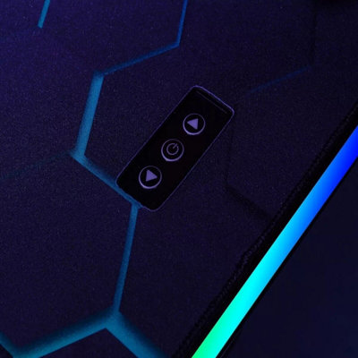 X Rocker Pulsar Max RGB Gaming Desk with LED Lights App Controlled