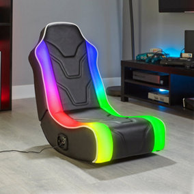 X Rocker RGB Gaming chair Speakers LED Light Up Floor Seat Audio Chimera 2.0 Kid