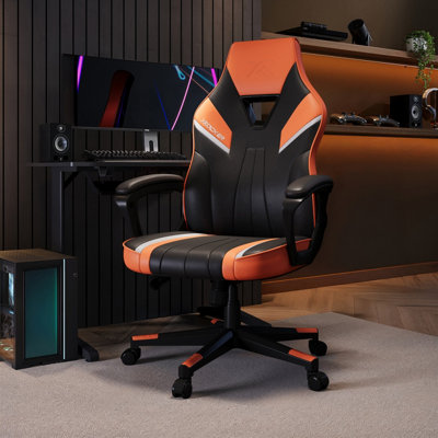 X Rocker Tempest Ergonomic PC Office Gaming Chair - Orange