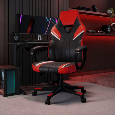 X Rocker Tempest Ergonomic PC Office Gaming Chair - Red