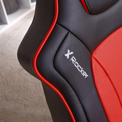 X-Rocker Torque 2.1 Gaming chair Wireless Bluetooth Audio PU Leather ...
