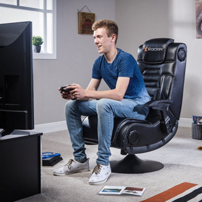 X-Rocker Video Gaming chair X-Pro 4.1 Wireless Bluetooth Audio for PS4 Xbox Switch