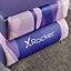 X ROCKER Video Rocker Kids Gaming Chair Foldable Floor Rocker for Kids and Juniors, Low Folding Rocking Seat - Lava Edition PINK