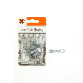 X Saw Tooth Picture Hangers Silver (One Size)