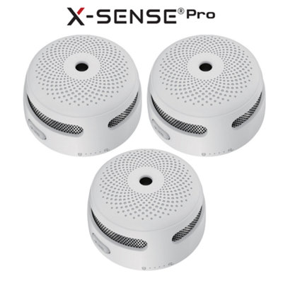 X-Sense Pro Smart Smoke Alarm - Wireless & Interconnectable with 5 Year Replaceable Battery: 3 Pack Price Comparisons | Compare The Build