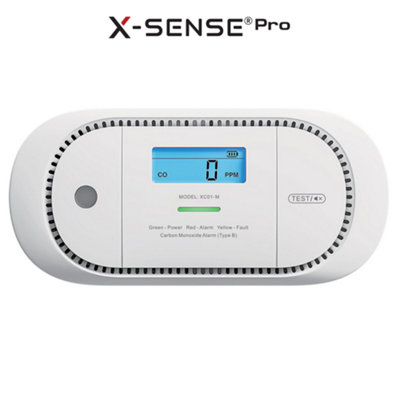X-Sense Smart Carbon Monoxide Detector with 5 Year Replaceable Battery ...
