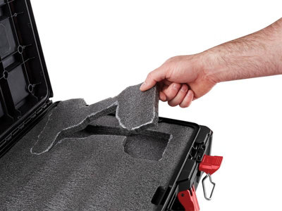 x1 Milwaukee PACKOUT Foam Insert For Small Packout Case and Case 2 Cut Out Foam