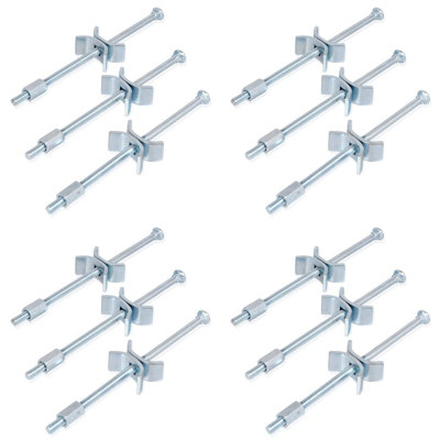 x12 Kitchen Worktop Joining Bolts 150mm Panel Butt Connectors Worktop Clamps