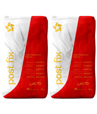 x2 20kg Postfix Concrete Ready Mixed Bags by Laeto Build It