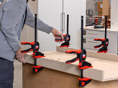 x2 Bessey EZ360-60 Rotating Handle Swivel One-Handed 360 Clamps 600mm EZ360 - 6