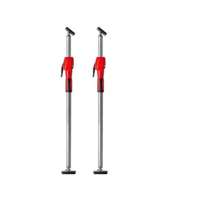 X2 Bessey STE370 Telescopic Drywall Support 2070-3700mm + X2 Tripod Support Base