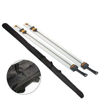 x2 BORA WTX Guide Rail Straight Edge Clamps 910mm 36" BOR543036 and