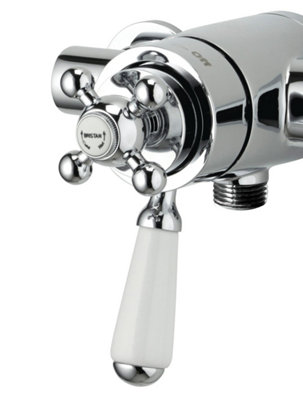 X2 Essentials 15mm x 1/2" x 30cm Flexible Tap Connector - 9.5mm Bore + Iso Valve - 6