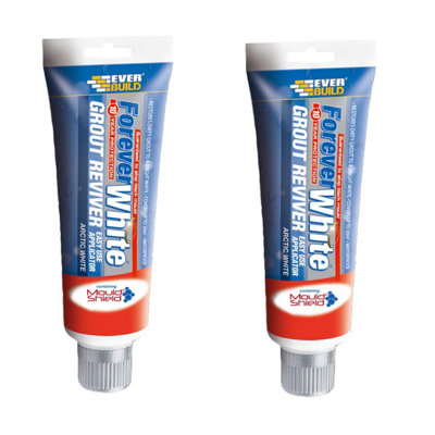 X2 Everbuild Grout Reviver Restore Grout to Brilliant White Easy to Use
