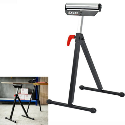 X2 Excel Roller Stand Material Support Table Saw Heavy Duty Adjustable ...