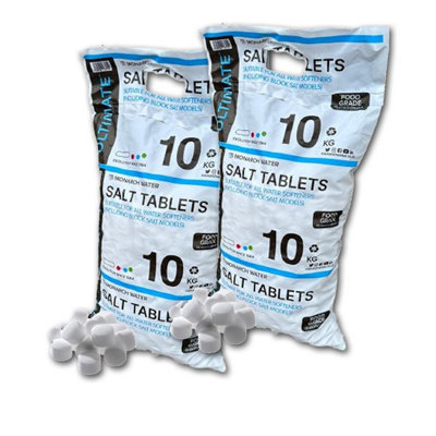 X2 Monarch Ultimate Water Softener Salt Pillow Tablets 10kg Bag Food ...