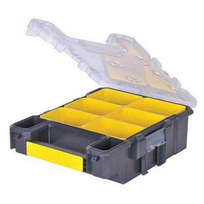 x2 Stanley Fatmax Deep Upright Stackable Tool Parts Organiser STA172378 1-72-378 - 4