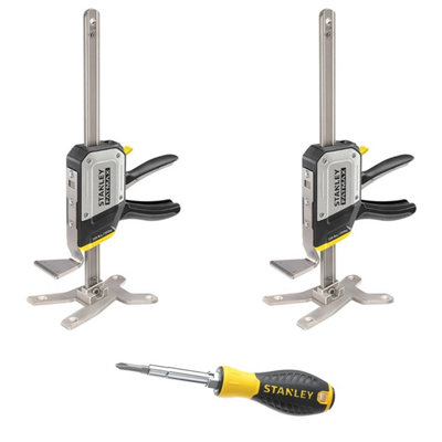 x2 Stanley Tradelift FatMax Lift Clamp Tool + Screwdriver STA183550 FMHT83550-1