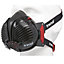 x2 Trend STEALTH/SM AIR STEALTH Half Face Dust Mask Small Medium with P3 Filters