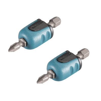 X2Makita E-03442 Mag Boost Impact Premier Magnetic Hex Holder Adapter Sleeve Bit