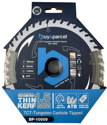 X3 BAP Trade Pro Circular Saw Blade 165mm X 20 40 Teeth Carbide Tipped Long Life - 3