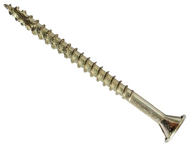 x400 ForgeFix ForgeFast Flooring MDF Chipboard Screw 4.2 55mm FORFFFS4255Y 2 Tub - 3