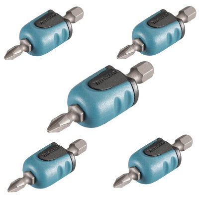 X5Makita E-03442 Mag Boost Impact Premier Magnetic Hex Holder Adapter Sleeve Bit