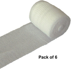 X6 HypaBand Conforming Bandage 5cm 4m High Stretch Fray Resistant D3990