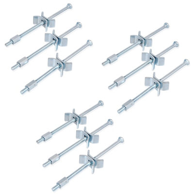 x9 Kitchen Worktop Joining Bolts 150mm Panel Butt Connectors Worktop Clamps