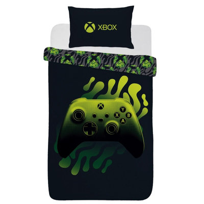 XBOX Duvet Cover Set Bedding Pillowcase Reversible Polycotton Soft Remote Quilt - 3