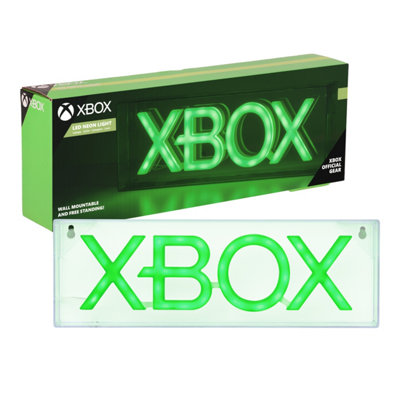Xbox Logo LED Neon Light, Officially Licensed Wall or Freestanding ...