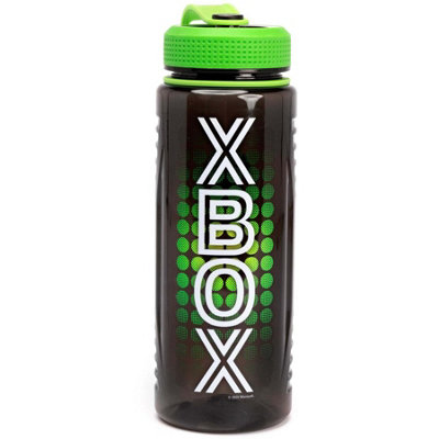 Xbox Victory Logo Water Bottle Black/Green (One Size)