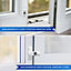 XFORT 2 Pack Door Jammer and Window Locks for uPVC Doors and Windows