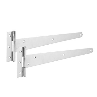 XFORT 2 Pack Zinc Plated 250 mm T-Hinge