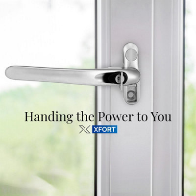 XFORT 4 Pack Viper Key Locking Cable Window Restrictor in White