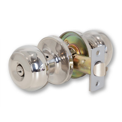 XFORT Bello Privacy Knob Set Polished Chrome for Internal Doors