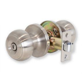 XFORT Bello Privacy Knob Set Polished Chrome for Internal Doors