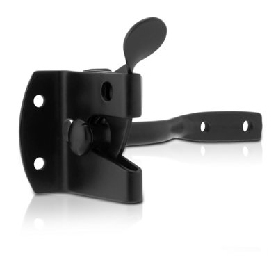 XFORT Black Auto Gate Latch, Garden Gate Latch Price Comparisons | Compare The Build