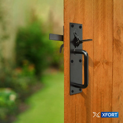 XFORT Black Suffolk Gate Latch - 5