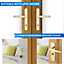 XFORT Brass 40T/55 Thumb Turn Euro Cylinder Lock (95mm), Euro Door Barrel Lock with 3 Keys