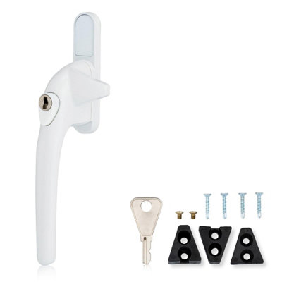 XFORT Cockspur Left Window Handle Installation Kit in White