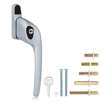 XFORT Cockspur Right Window Handle Installation Kit in Polished Chrome